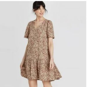 Giraffe/animal print dress!🦒🤎